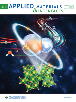 LetPub ジャーナルの表紙絵サービス アートサンプル, ACS Applied Materials & Interfaces Cover 2
