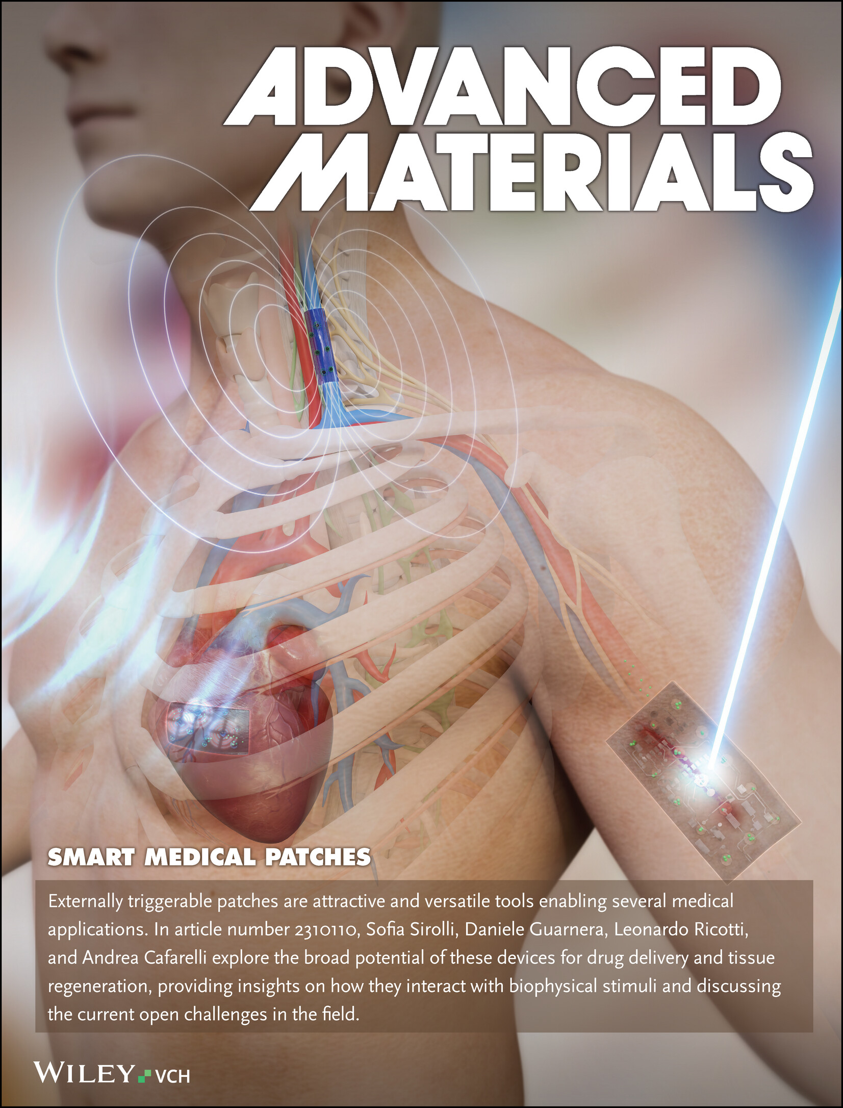 LetPub ジャーナルの表紙絵サービス アートサンプル, ADVANCED MATERIALS