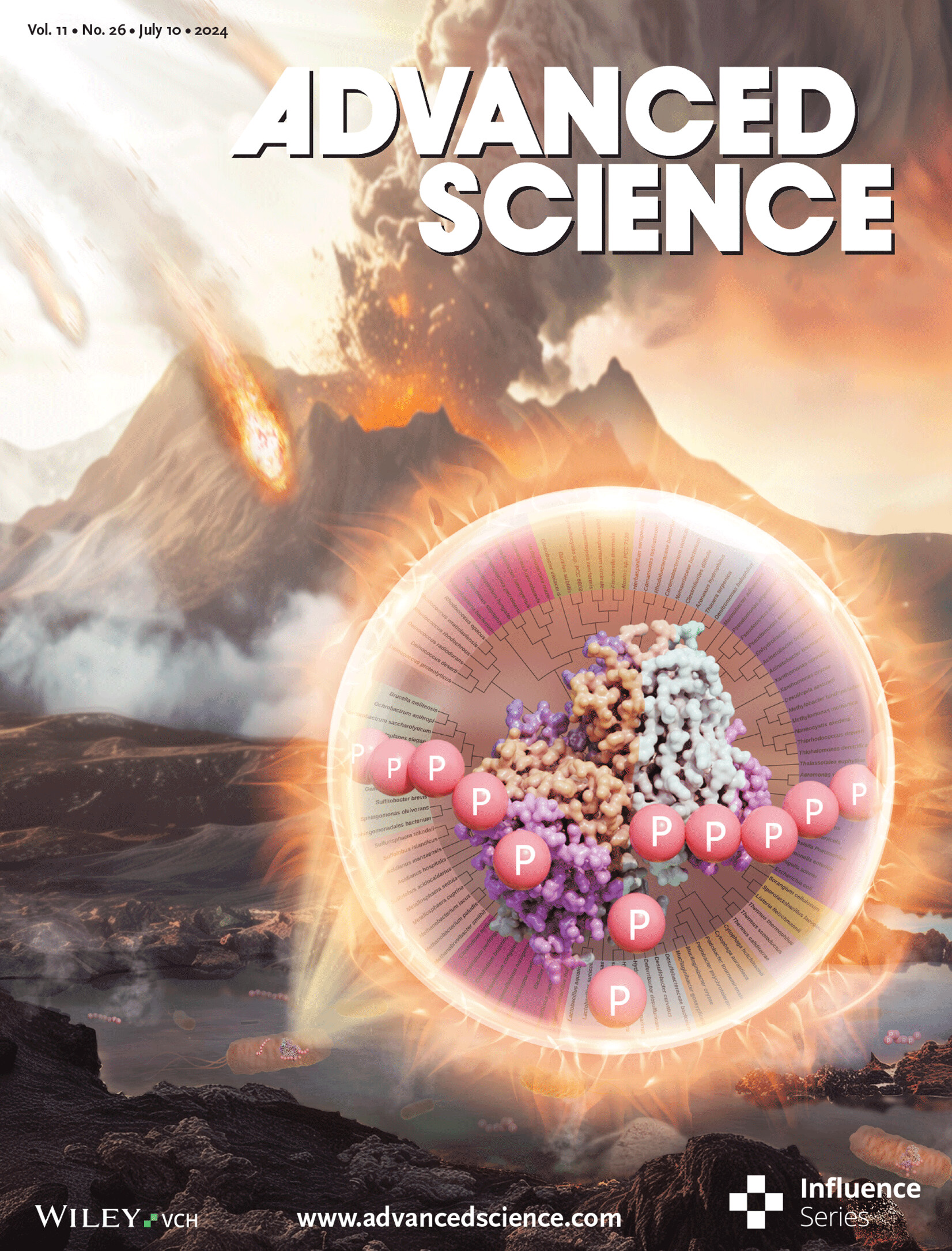 LetPub ジャーナルの表紙絵サービス アートサンプル, Advanced Science