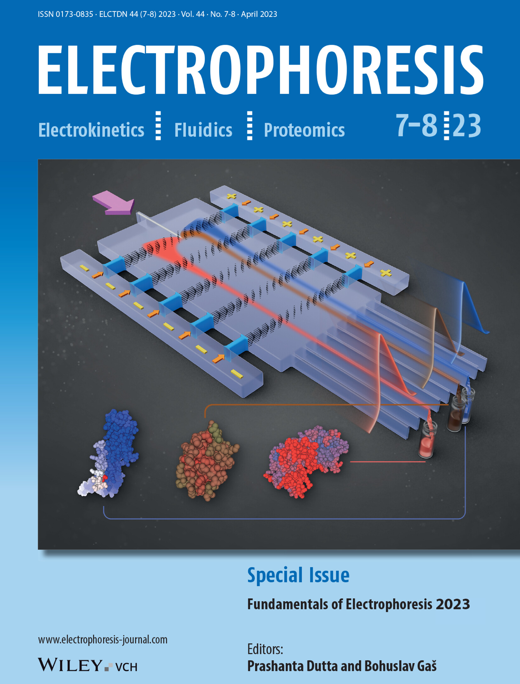 LetPub ジャーナルの表紙絵サービス アートサンプル, ELECTROPHORESIS