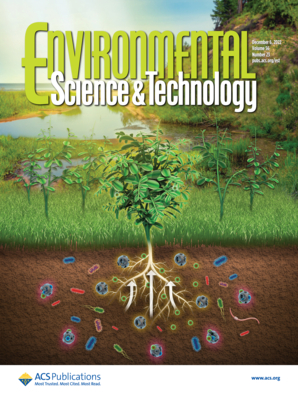 LetPub ジャーナルの表紙絵サービス アートサンプル, ENVIRONMENTAL SCIENCE & TECHNOLOGY Cover 1