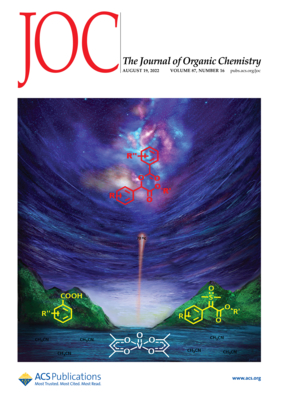 LetPub ジャーナルの表紙絵サービス アートサンプル, JOURNAL OF ORGANIC CHEMISTRY Cover 1