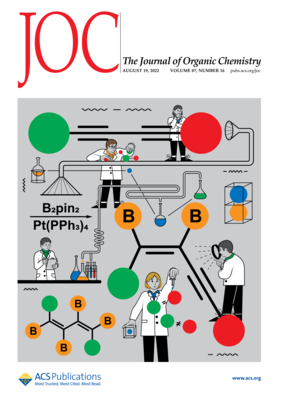 LetPub ジャーナルの表紙絵サービス アートサンプル, JOURNAL OF ORGANIC CHEMISTRY Cover 2