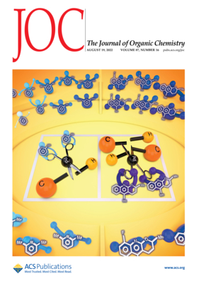 LetPub ジャーナルの表紙絵サービス アートサンプル, JOURNAL OF ORGANIC CHEMISTRY Cover 3