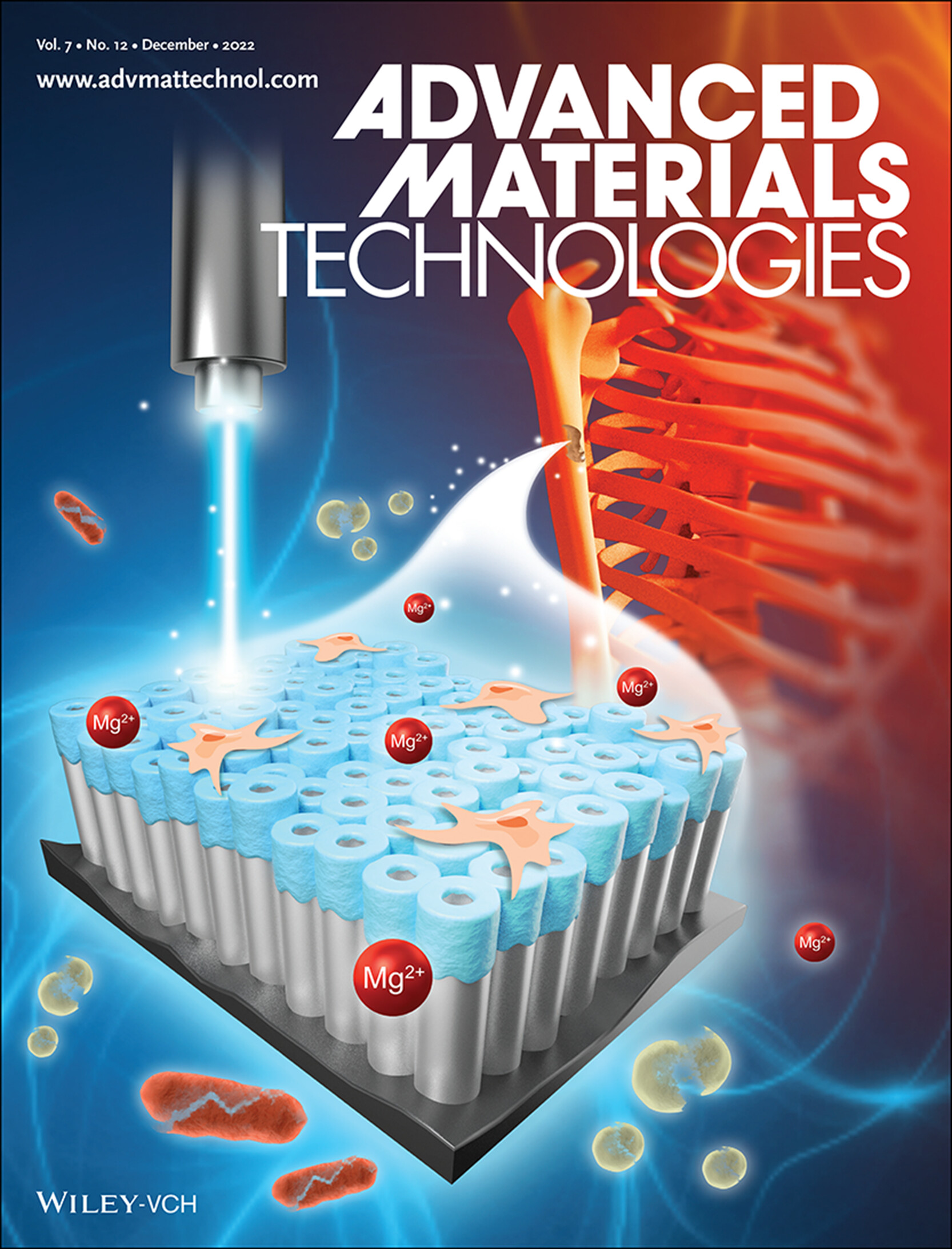 LetPub ジャーナルの表紙絵サービス アートサンプル, Advanced Materials Technologies Cover